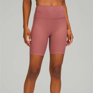 lululemon athletica Pink Bike Shorts